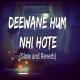Deewane Hum Nahi Hote Deewani Raat Aati Hai Slowed Reverb Lofi Mix Poster